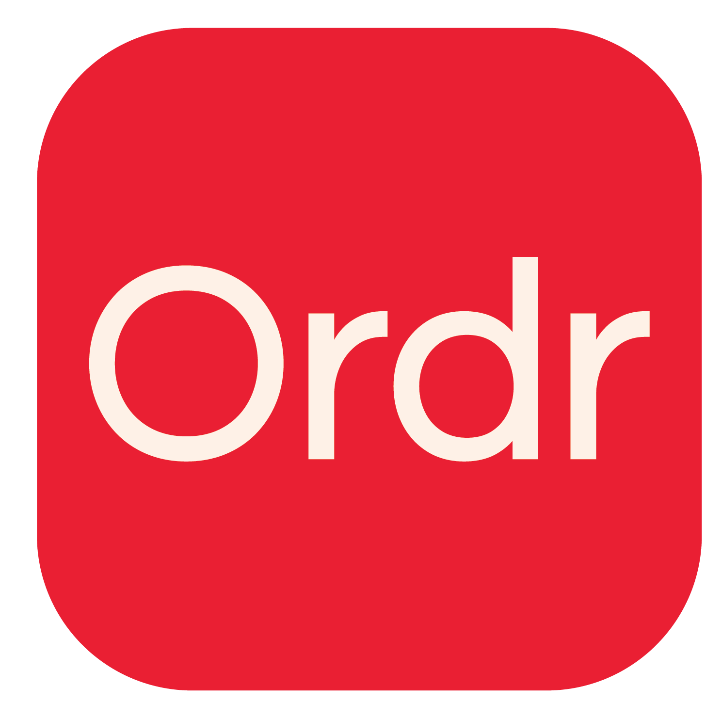 Ordr Red Logo